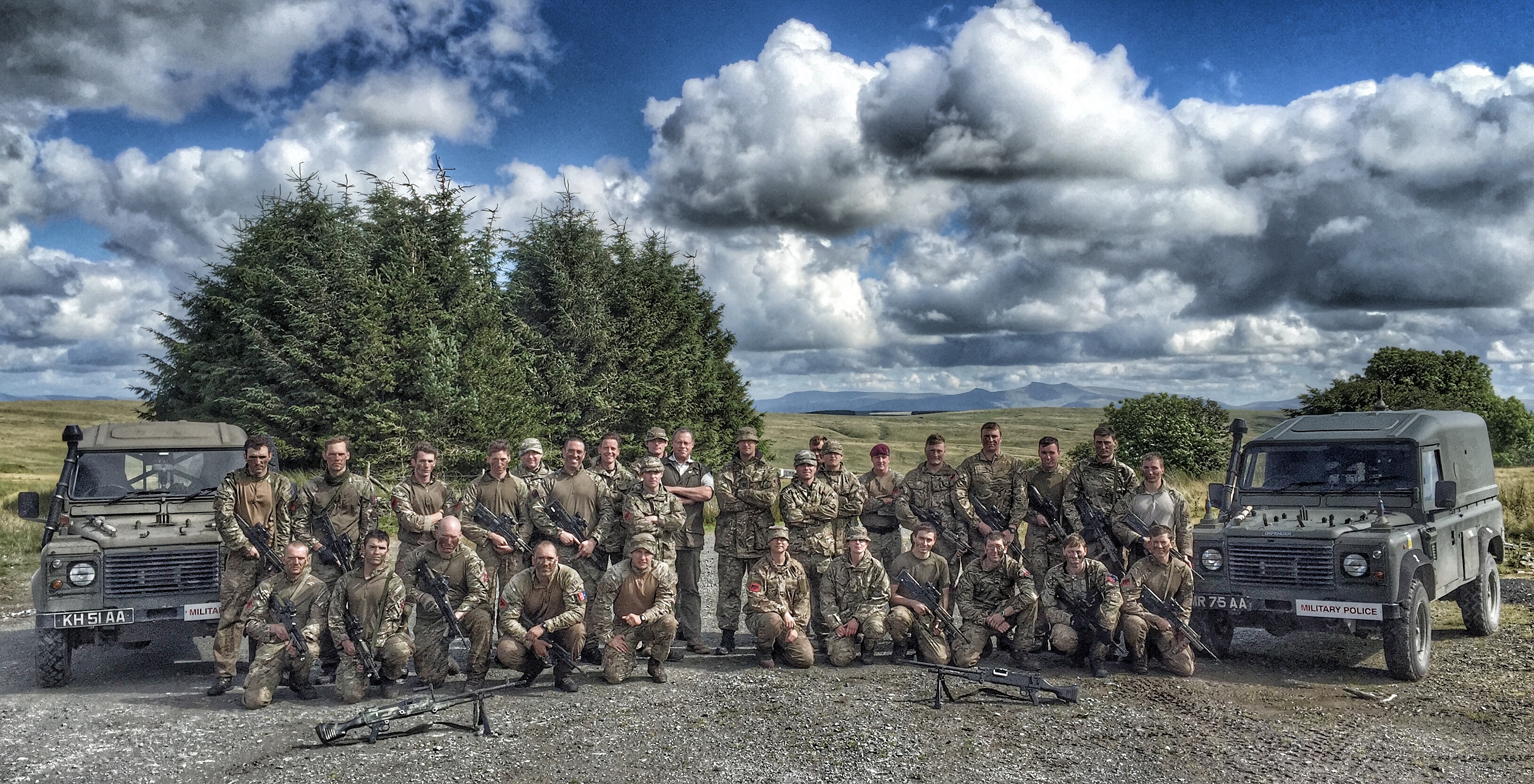 Pete and Clint Training the RMP Airborne Task Force