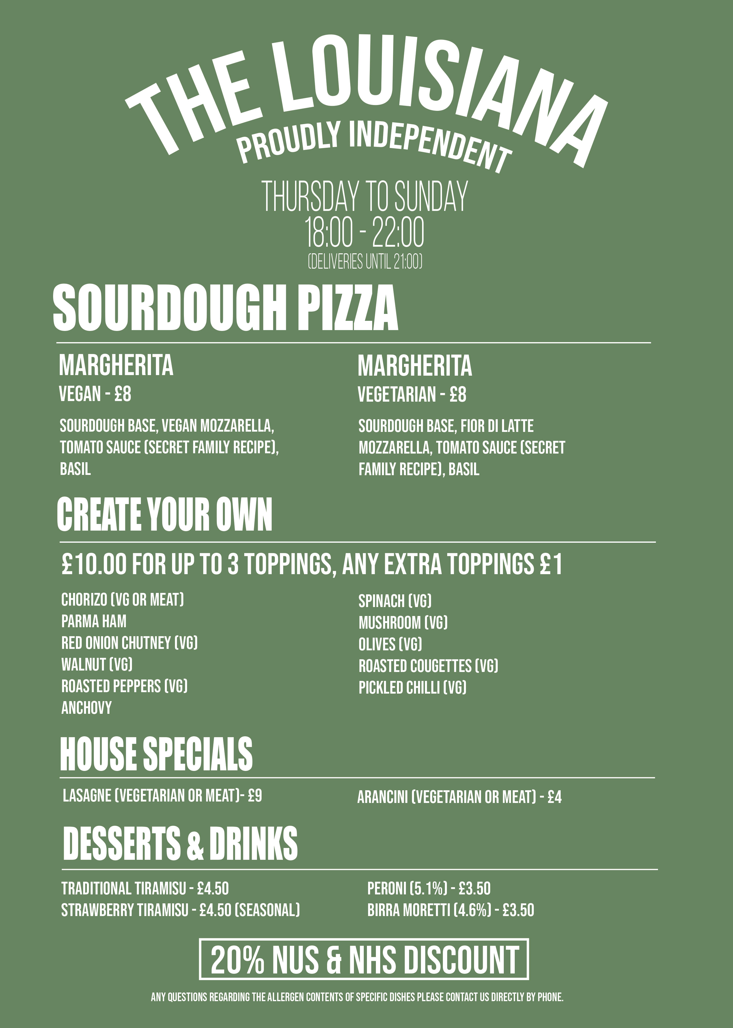 Louisiana Sourdough Pizza