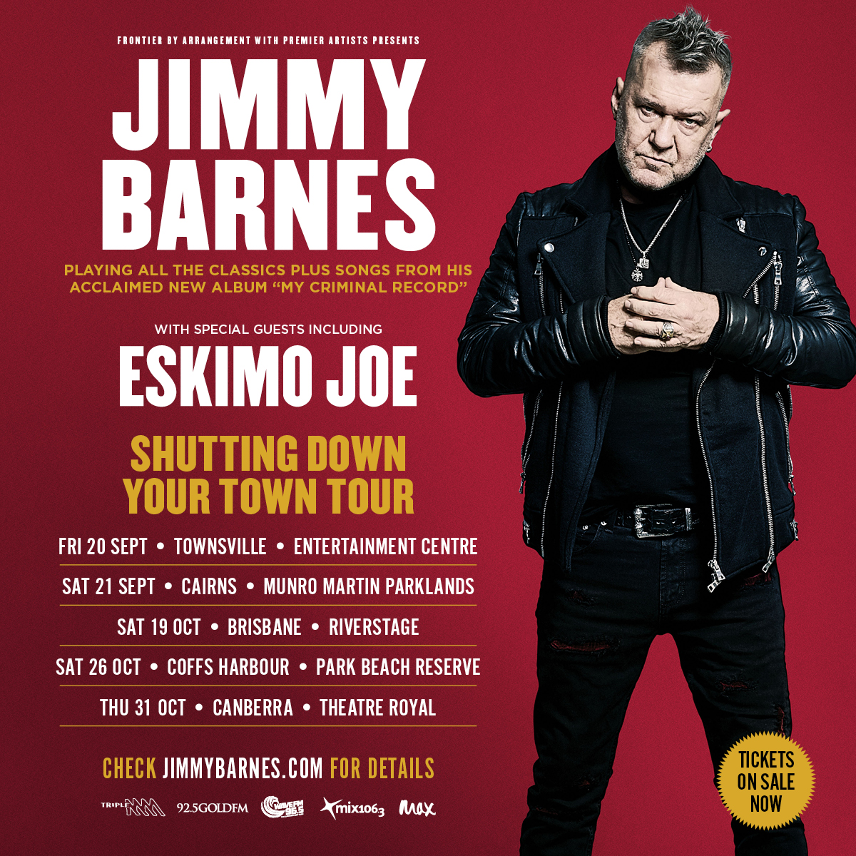 jimmy barnes tour