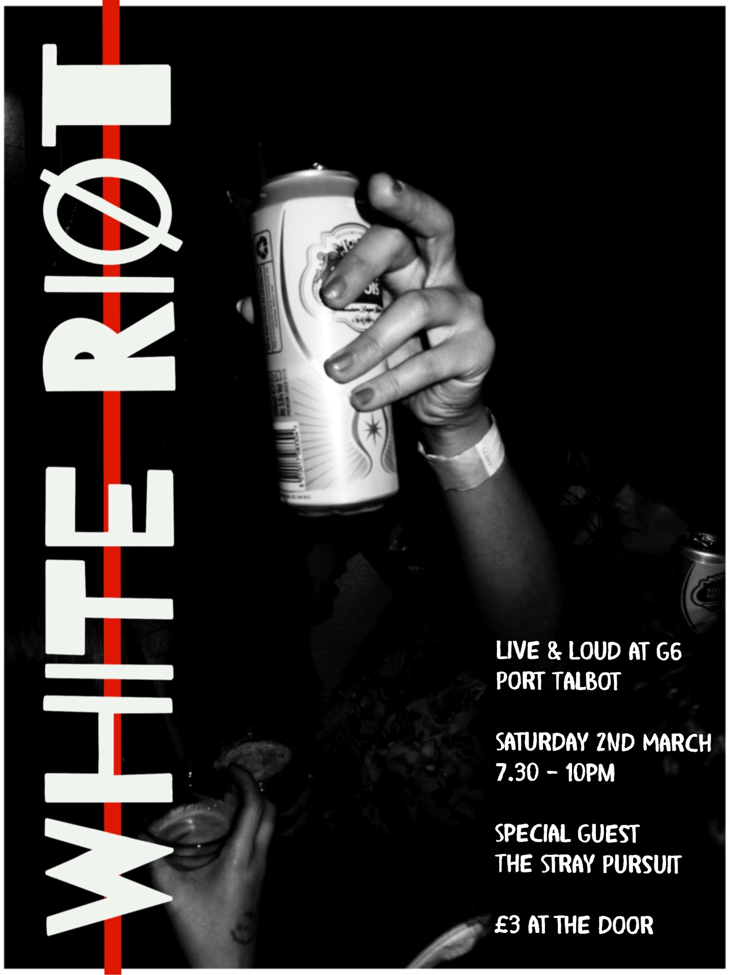 White Riots next homtown gig.